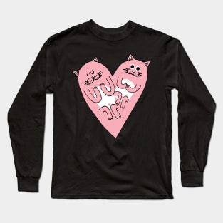 Cat heart Long Sleeve T-Shirt